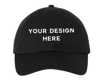 Custom Embroidered Dad Hats - Personalized Custom Logo Embroidered Hat - Custom text - Personalize Your Hat - Gift for Dad - Gift for Her
