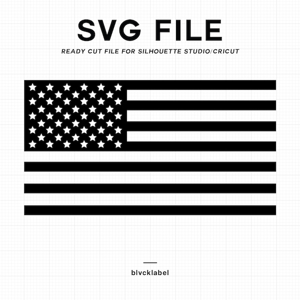SVG - USA - US America - American Flag  - Cricut - SIlhouette - Digital Download - Vinyl Decals - Sticker File
