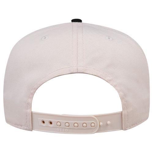 Custom Two-tone 5 Panel Structured Hat - Personalized Embroidered Logo ...