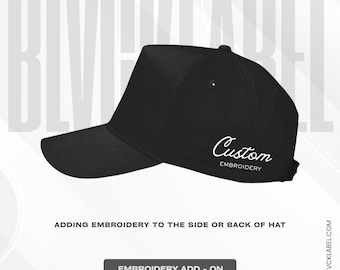 Hat Embroidery Add-Ons