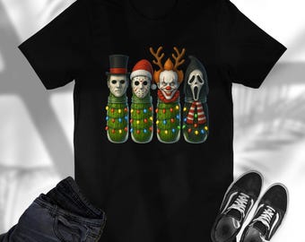 Horror Spooky Character Christmas Pickles Shirt