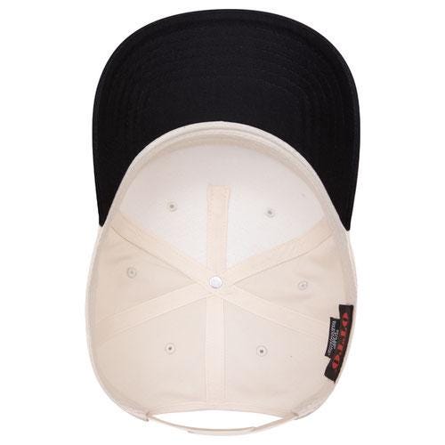 Custom Two-tone 5 Panel Structured Hat - Personalized Embroidered Logo ...
