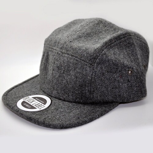 Panel Camper Hat Strapback Hat Wool Cap 