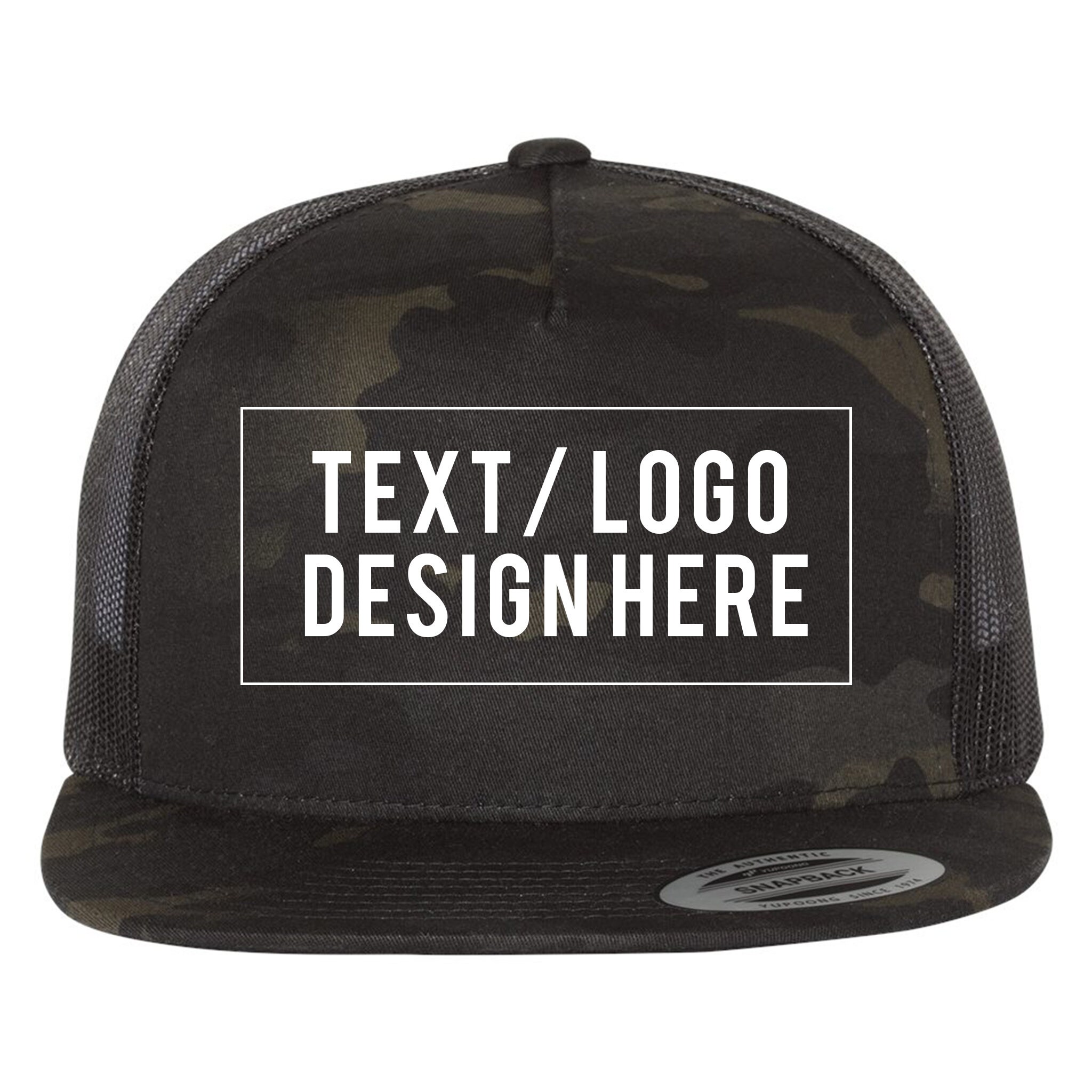 5-Panel Camouflage Trucker Baseball Cap Embroidered Snapback Hat Amazon.com: TopTie Custom 5 Panel Trucker Cap Snapback Mid  main image 3
