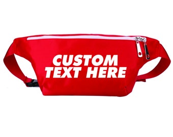 Custom Large Fanny Pack -  Fanny Pack for Men - Oversized Fanny Pack - Fanny Pack Customizable - Bachelorette Party Gifts - Gifts for him