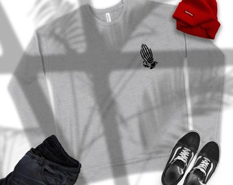 Skeleton Praying Hands Shirts - Praying Hands Sweatshirts - Skeleton Hands T-Shirts - Unisex Graphic Tees - Praying Bone Hands - Skeletons