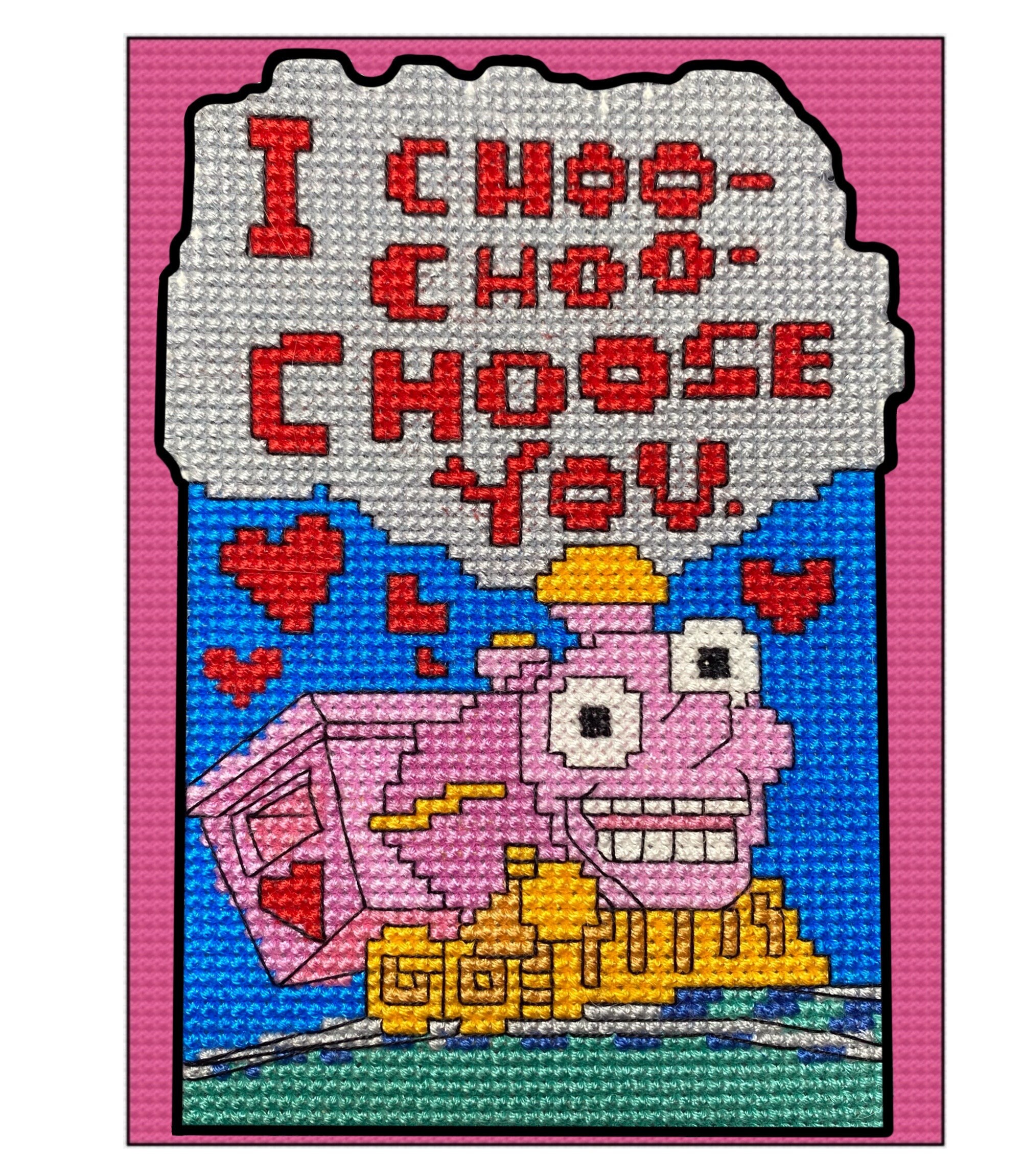 I Choo Choo Choose You Valentine's Day Card with - Etsy Polska
