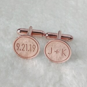 Personalized Wedding Cufflinks,Date and Initials Cufflinks,Groom Wedding Cufflinks,Engraved CuffLinks,Elegant Monogrammed Cufflinks
