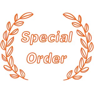 Pedido especial, gemelos personalizados con lista de caja de gemelos para lisa