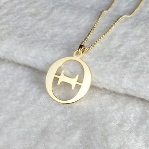 Collar Theta, Collar Delta, Collar Psi, Collar Lambda, Collar con una letra griega, Collar Alfa, Collar griego personalizado, Collar griego