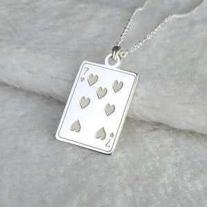Hartenketting zeven, hartenketting negen, hartenjack ketting, pokerketting, hartenkoningin-ketting, hartenkoningin-ketting, hartenketting