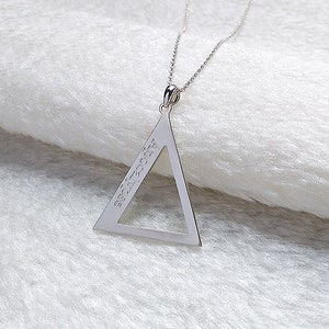 Collar griego Delta, collar Psi, collar Lambda, collar con una letra griega, collar Alfa, collar griego personalizado, collar griego individual