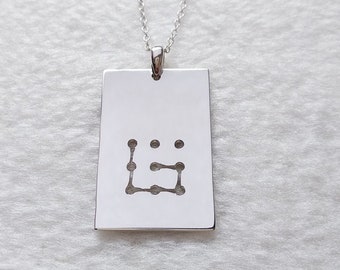 Custom Unlock Necklace,Phone Password Necklace,Personalized Password Necklace,Phone Screen Password Necklace,Pone Lock Screen Necklace