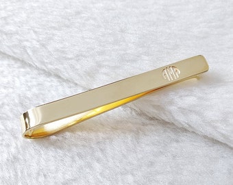 Krawattenklammer Groomsme, Monogramm Krawattenklammer Gold, personalisierte Krawattenklammer, Bräutigam Krawattenklammer, Bräutigam Hochzeit Krawattenklammer, Bräutigam Geschenk von der Braut, Trauzeuge