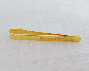 Personalized Father Of The Bride Tie Clip,Groom Wedding Tie Clip,Groom Gift from Bride,Boss Gift Ideas,Father's Day Gift,Christmas Gift