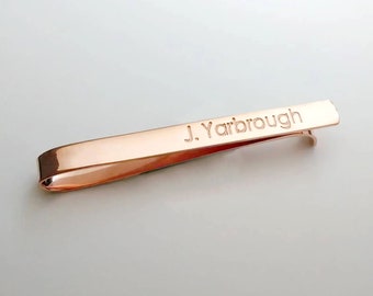 Personalized Name Tie Clip, Wedding Tie Clip,Father Of The Bride Tie Clip,Groom Gift from Bride,Boss Gift,Father's Day Gift,Christmas Gift