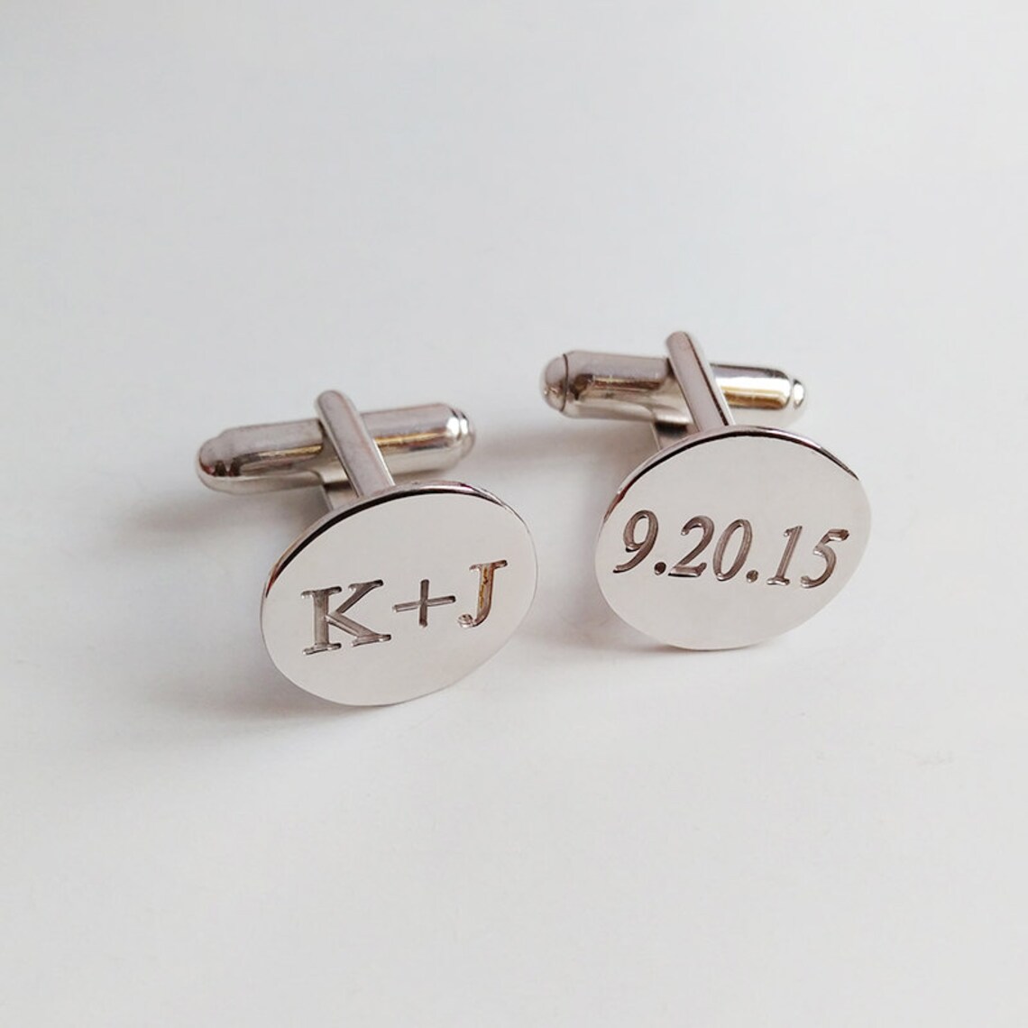 Personalized Wedding CufflinksGroom Wedding CufflinksDate Etsy