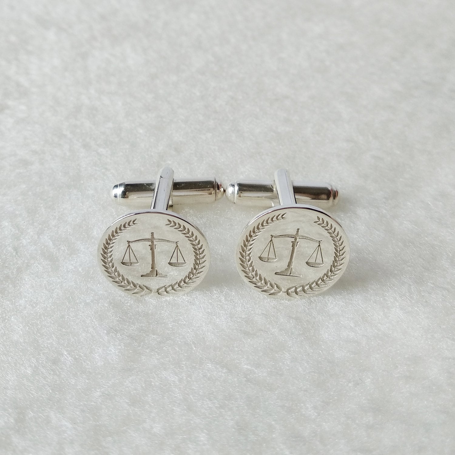 Scales of Justice Cufflinks,Custom Symbol Cufflinks,Personalized Wedding Cufflinks,Lion Cufflinks,Groom Wedding Cufflinks,Engraved CuffLinks