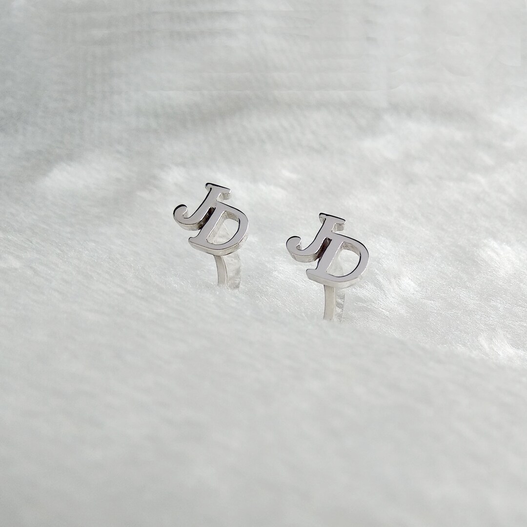 Custom Initials Cufflinks,father's Day Gift,letter Cufflinks ...