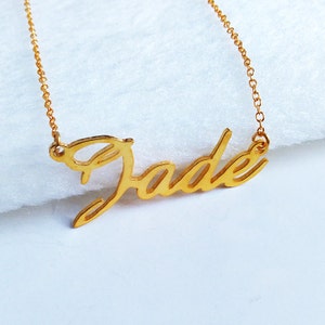 Gold Name Necklace,Gold Personalized Name Necklace,Choose any name to personalize Necklace, &quot;Sex and the City&quot; Personalized Jewelry