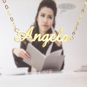 Carrie Style Choose Any Name Necklace,Personalized Name Necklace,Silver Name Necklace,Custom Name Necklace