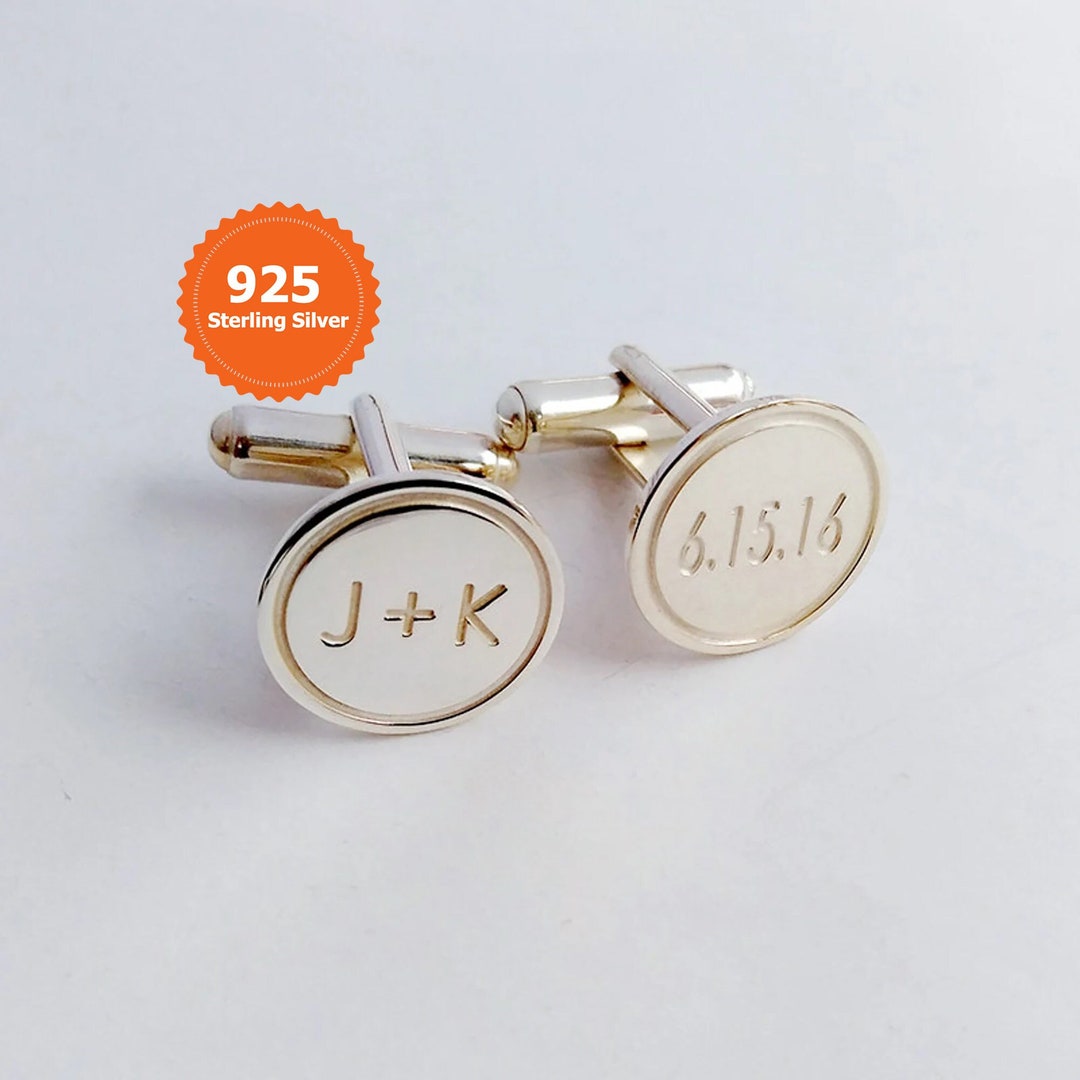 Personalized Wedding Cufflinks,groom Wedding Cufflinks,date and