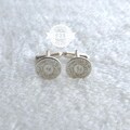 Custom Symbol Cufflinks,Wedding Logo Cufflinks,Personalized Wedding Cufflinks,Groom Wedding Cufflinks,Groom Wedding Gift,Engraved CuffLinks