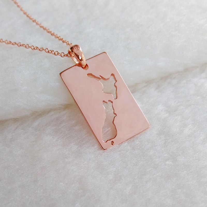 34 Discover Unique Map-Themed Jewelry for Your Next Adventure 28 Personalized New Zealand Necklace,New Zealand Map Necklace,Custom…