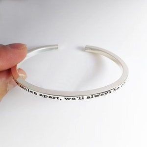 Open Silver Bracelet,Personalized Engraved Cuff Bracelet,Silver Custom Cuff Bracelet,Silver Bracelet,Christmas Gift,Mother's Day Jewelry