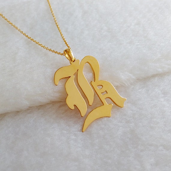 Necklace with one best sale letter