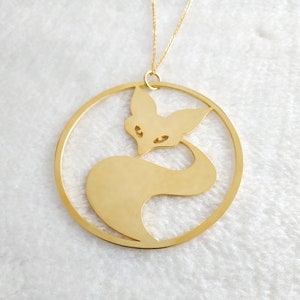 Fox Necklace,Custom Foxy Necklace,Custom Personalization Foxxy Necklace,Personalization Fox Necklace,Custom Special Jewelry image 2