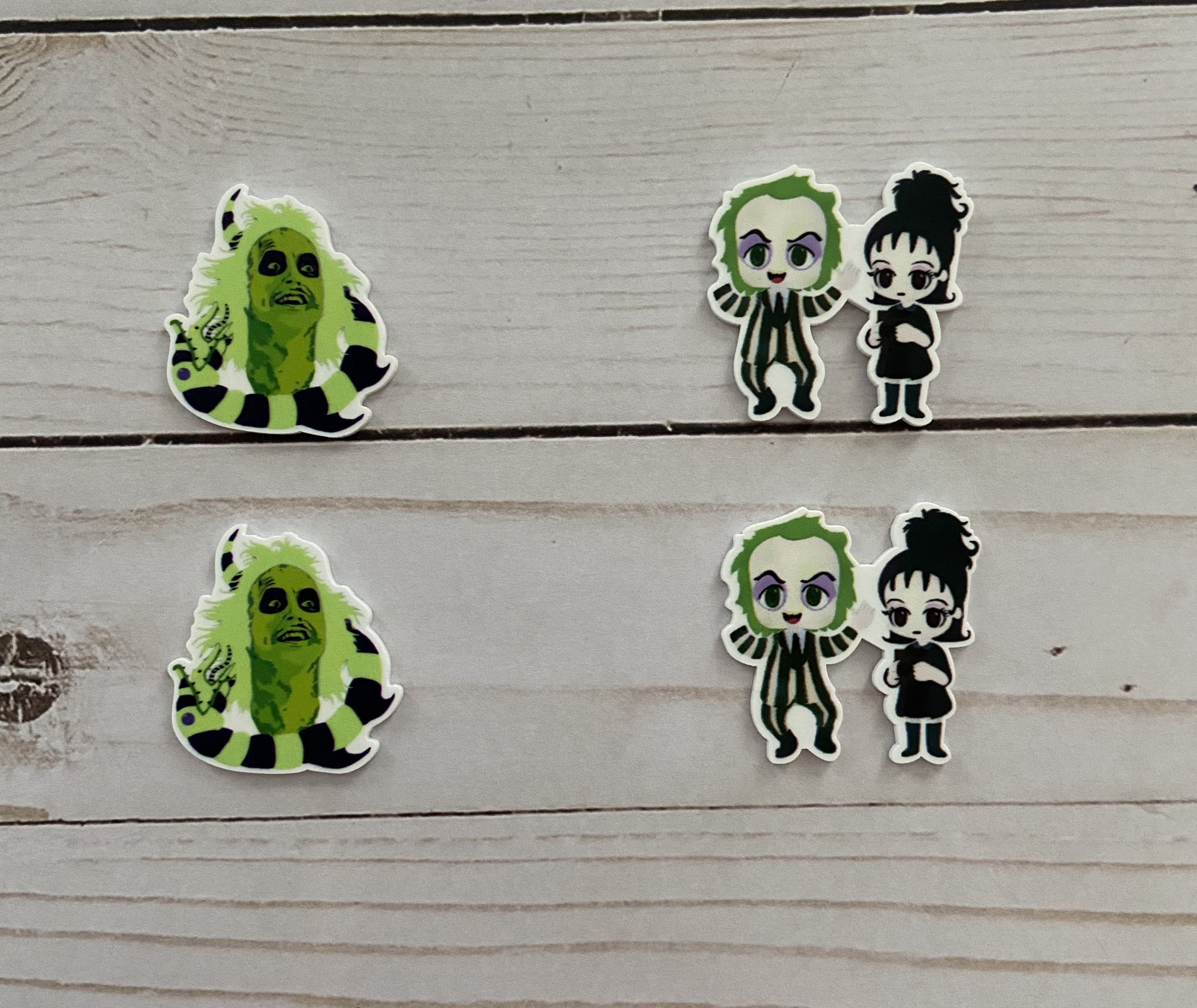 Set of Two Beetlejuice Flatbacks