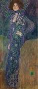 handpainted Portrait of Emilie Flöge - Gustav Klimt Oil Painting Reproduction for home decor wall art or gift 