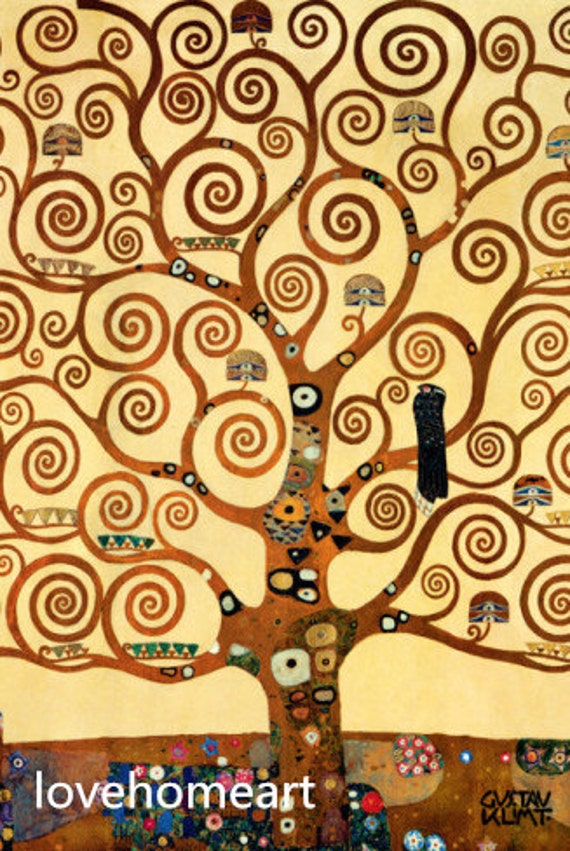 100/% handpainted Gustav klimt the tree of life stoclet frieze klimt oil painting reproduction for home decor wall art or gift