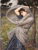 Boreas - John William Waterhouse Boreas Hand-painted Oil Painting Reproduction For Home Decor Painting or Gift 