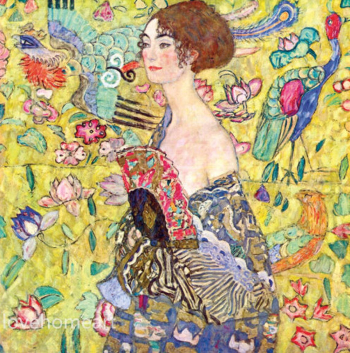 High Quality Handpainted Gustav Klimt Oil Painting Reproduction Lady ...