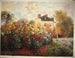 100% handpainted Garden at Argenteuil by claude monet oil painting reproduction for home decoration wall art 