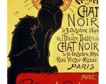 High Quality Handpainted Reopening Of The Chat Noir Cabaret ByTheophile Steinlen Oil Painting Reproduction For Room Decor