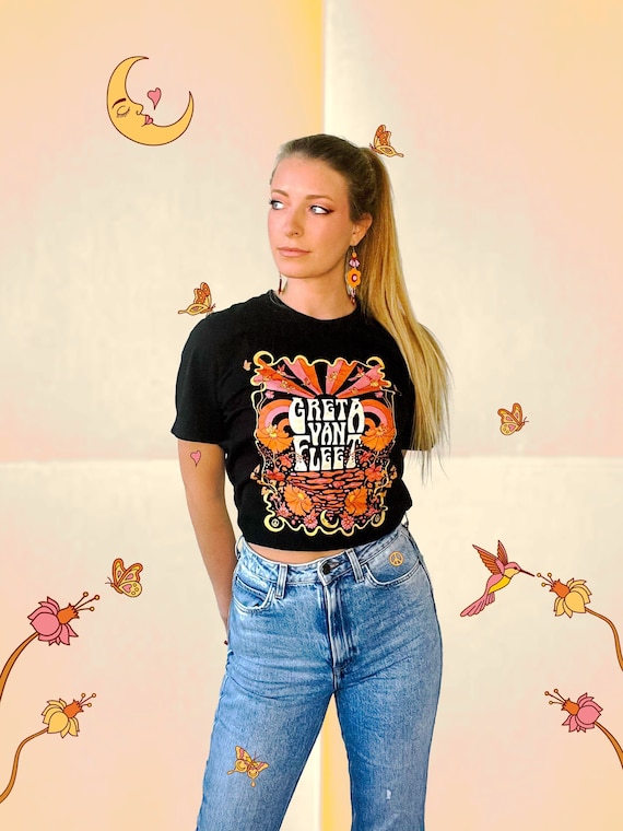 Retro Greta Van Fleet Soft Style T 