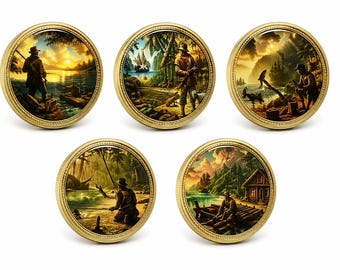 Robinson Crusoe Collectible Coin | Literary Classic Commemorative | Limited Edition Keepsake