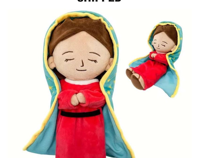 Featured listing image: Handmade Virgin Mary Plush Doll