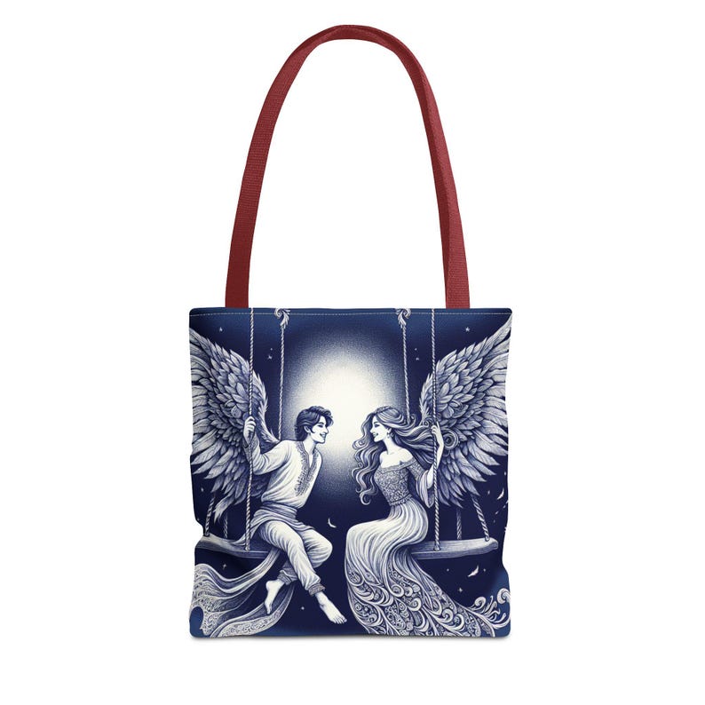 Torba na ramię Angel Swing Art Print: Fantazyjna torba na ramię w stylu boho zdjęcie 5