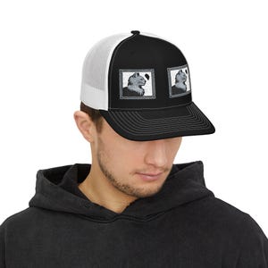 Westie Dog Patch Snapback Trucker Cap | Embroidered Dog Portrait Cap