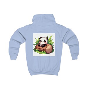 Cute Panda Kids Hoodie, Adorable Animal Sweatshirt, Perfect Gift for Kids, Cozy Everyday Wear, Cartoon Design for Birthdays