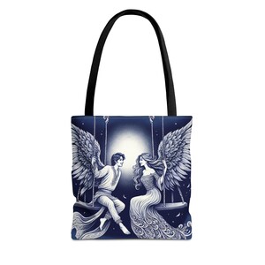 Torba na ramię Angel Swing Art Print: Fantazyjna torba na ramię w stylu boho zdjęcie 2