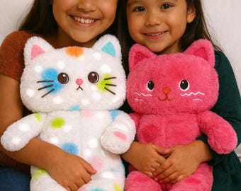 Limited Edition Pink Plush Kitty – 18” Soft Stuffed Cat Toy