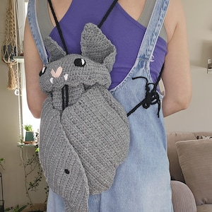 Crochet Batpack, Bat Backpack
