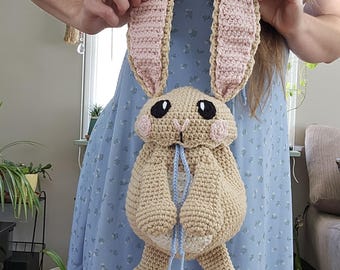 Crochet Bunny Crossbody Bag