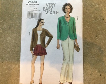 Jacket, Shorts & Pants Vogue 8263 Uncut Pattern - Etsy
