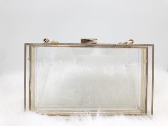 clear acrylic purse